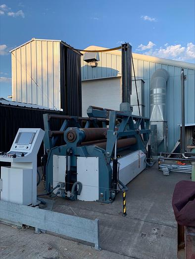 Used 2018 - 5/8" x 10' Durma HRB-4 4 Roll CNC Hydraulic Plate Rolling Machine