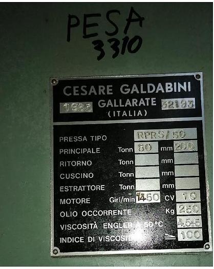 Usato PRESSA GALDABINI DA 50 TON