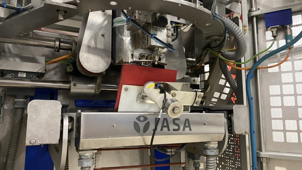 Used Jasa 350CM continuous motion vertical bagger