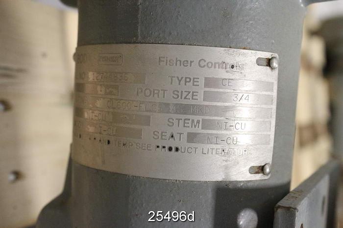 Used Fisher CE 1" Steam Control Valve #25496