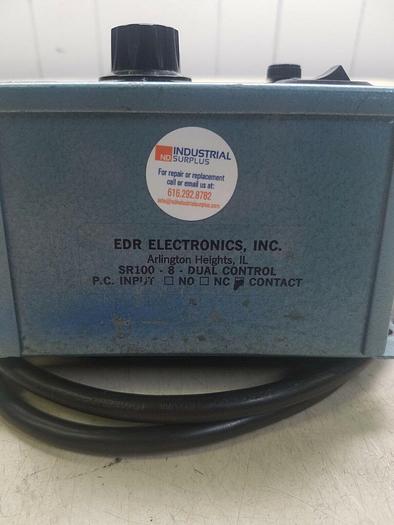 Used EDR Electronics SR100-8-DUAL CONTROL P.C.INPUT