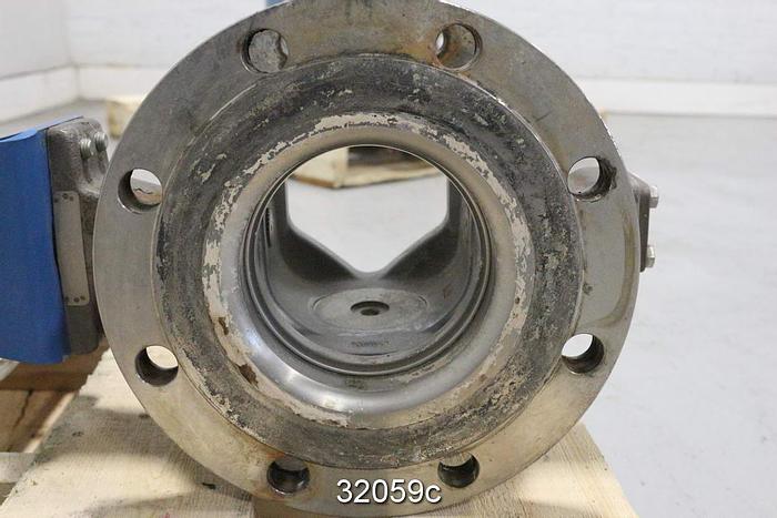 Used Neles Jamesbury R21CB06CCJL 6" V-Ball Control Valve #32059