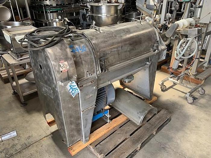 Used Pulper, Finisher, Brown, 202, 30 HP #D744017