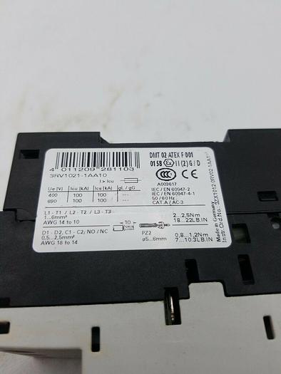 Used Siemens 3RV1021-1AA10