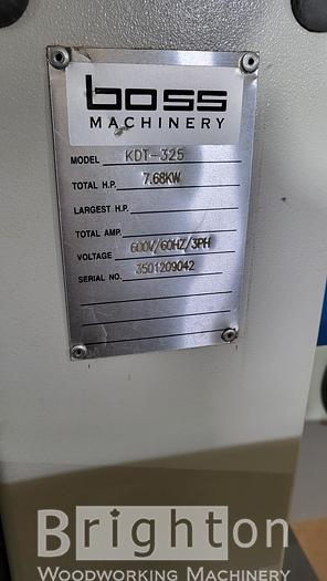 Used 2012 Boss Machinery KDF-325 used edgebander #BM2285
