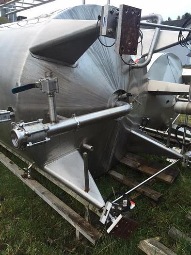 Brugt 6 m3 rustfri tank med varmekappe