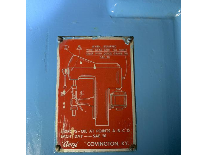Used Avey Drill Press; Floor Model