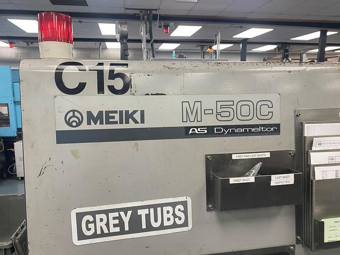 Used 1999 Meiki M-50C-AS-DM Injection Moulding Machine