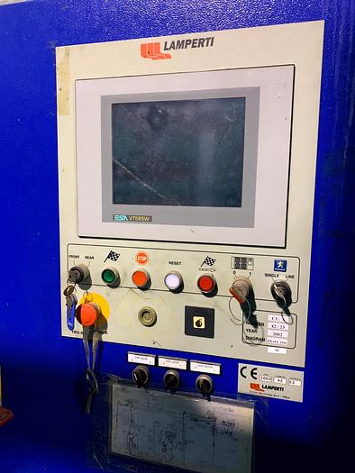 Used Shearing machine LAMPERTI  2002  3200 mm