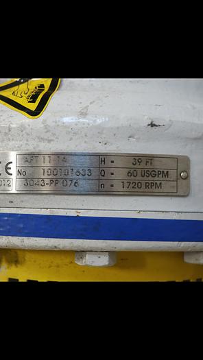 Unused Sulzer APT11-1A Pump #40056