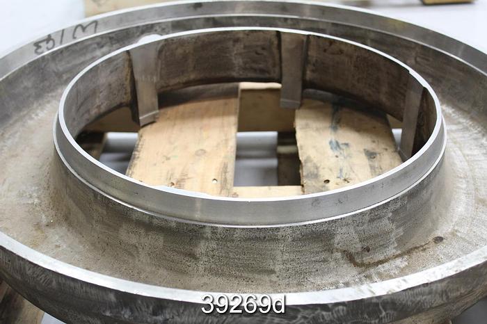 Used Bird 10 Pressure Screen Reject Gutter #39269