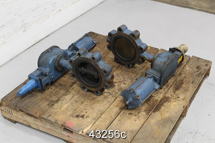 Used Dezurik 6" Air Operated Butterfly Valve #43256