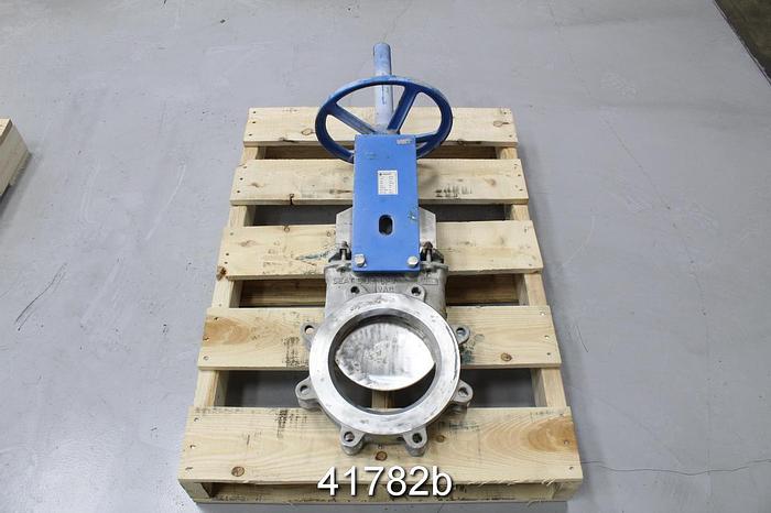 Used Orbinox ET04 8" Hand Operated Knife Gate Valve #41782