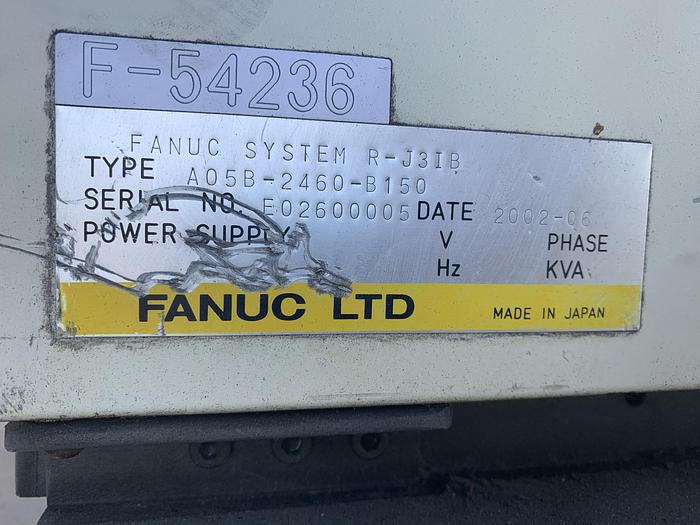 Used FANUC ARCMATE 100IB MIG WELDING CELL WITH RJ3iB CONTROLLER