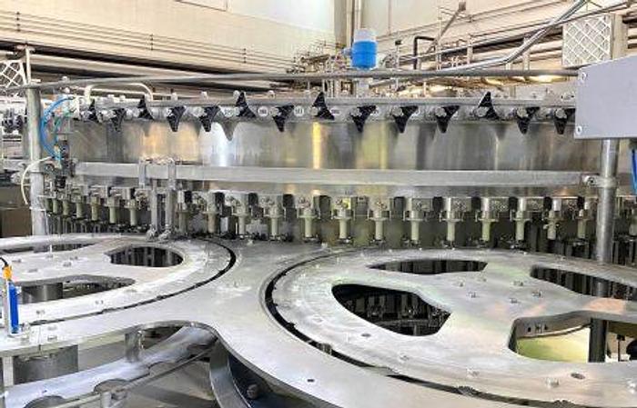 Used Used Krones PET Filling line for Still Water and CSD