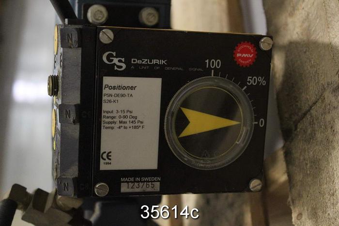 Used Dezurik VPB 1" V-Ball Control Valve #35614