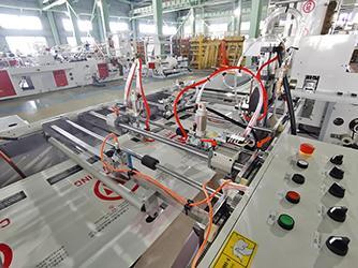 2026 Chovyting CW-800CSD Super High Speed Automatic Soft Loop Handle Bag Making Machine