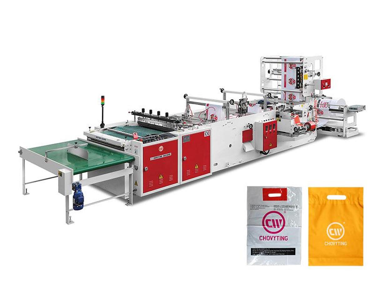 CW-800SP Fully Automatic Patch Handle Bag Making Machine