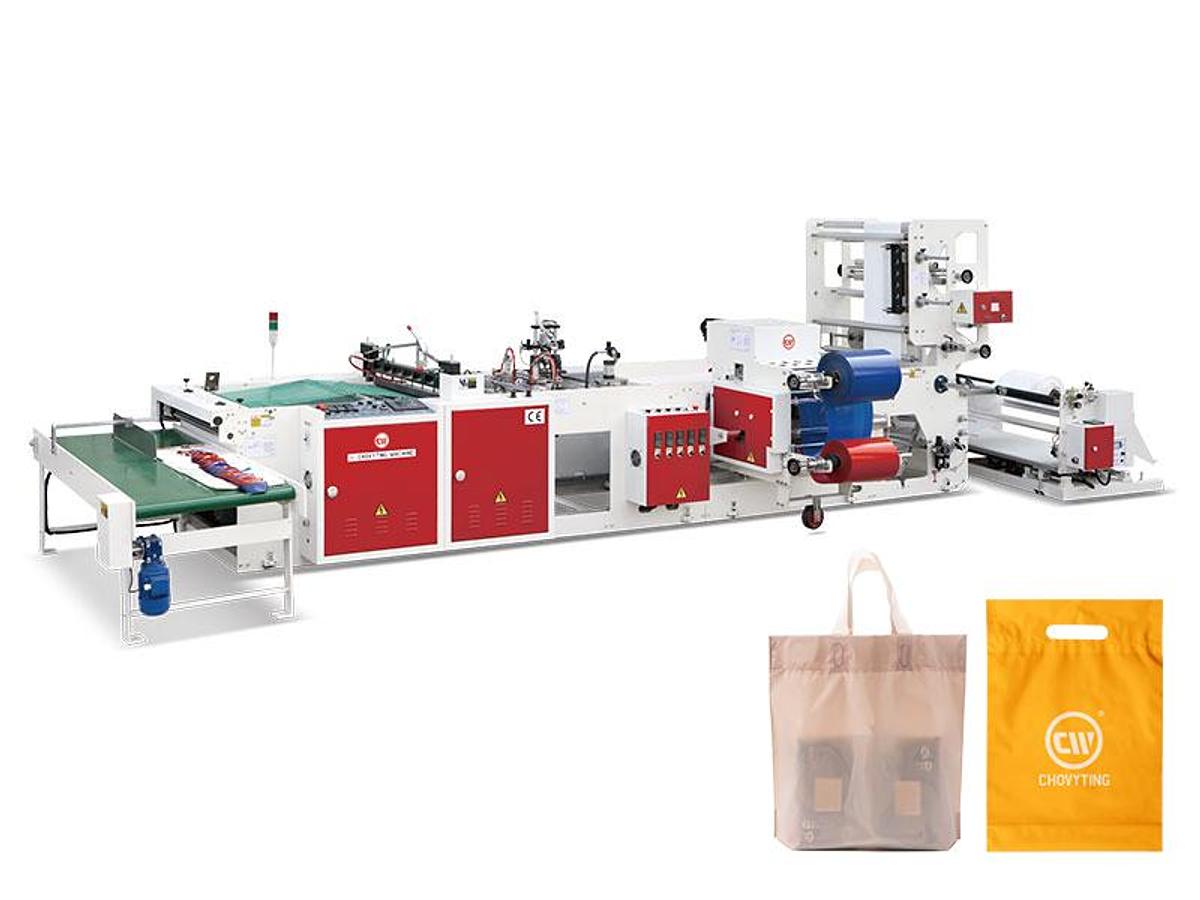 CW-800CSD Super High Speed Automatic Soft Loop Handle Bag Making Machine