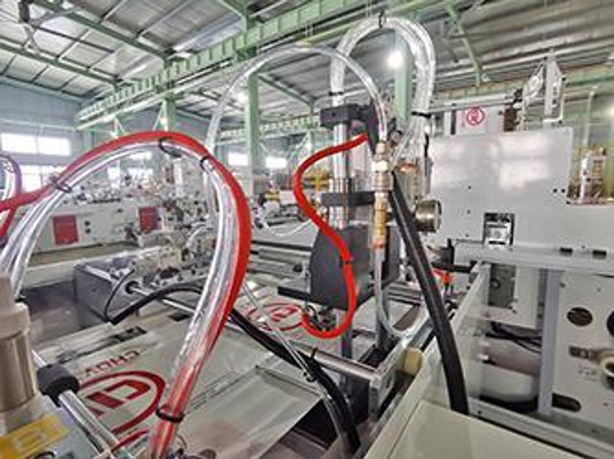 2026 Chovyting CW-800CSD Super High Speed Automatic Soft Loop Handle Bag Making Machine