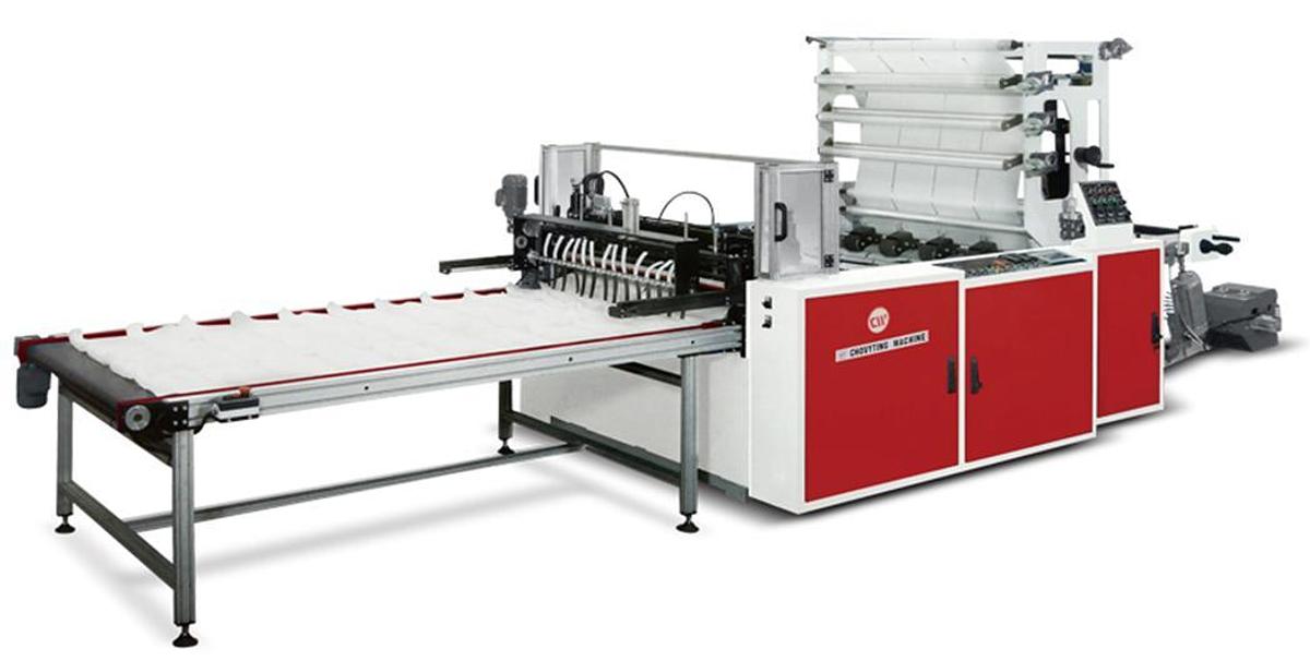 2026 Chovyting CW-1100BS5 High Speed Bottom Sealing Bag Making Machine