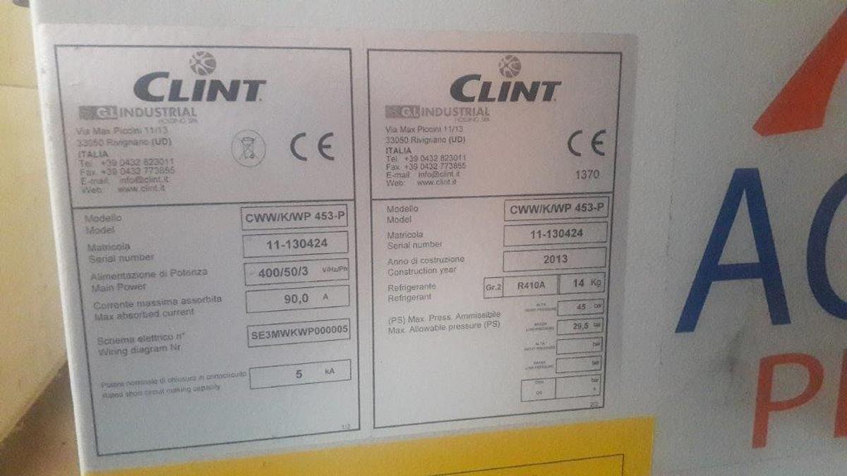 Gebruikt Clint CWW/K/WP 453-P watergekoelde vloeistofkoeler