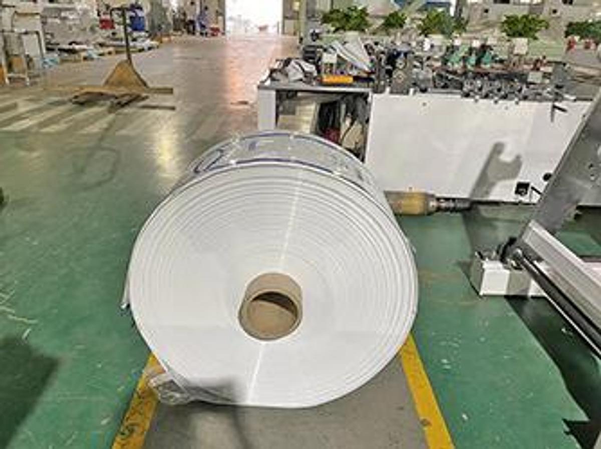 CW-600CSR Fully automatic FFS inndustry heavy duty center seal bag on roll making machine