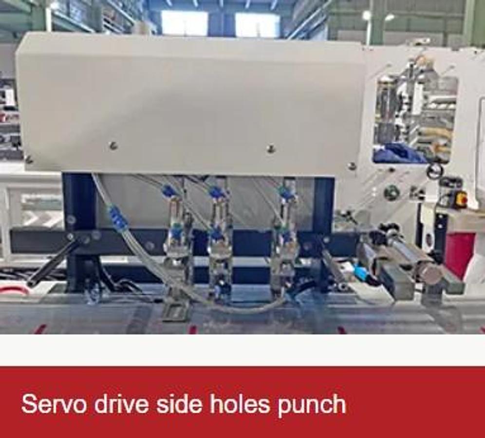 800BFS META 500pcs/min Automatic High Speed Round Bottom Side Hot Sealing Plastic Wicket Bag Making Machine