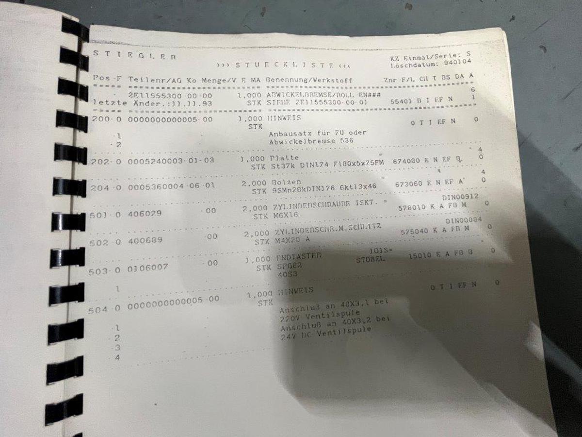 Used Stiegler US-S 800