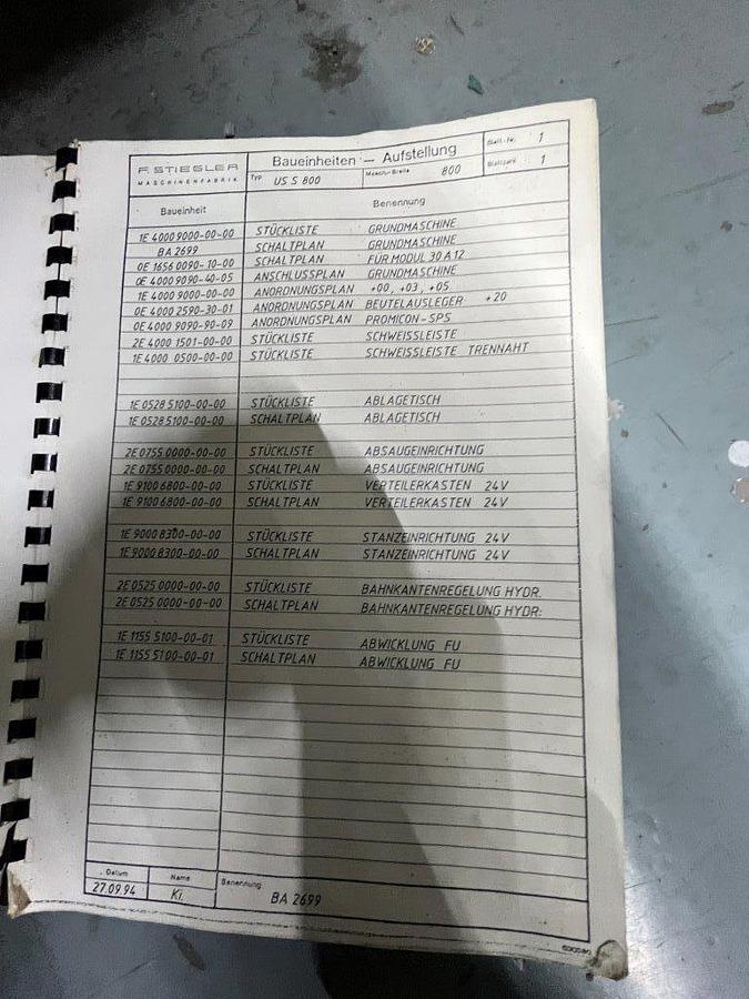 Used Stiegler US-S 800