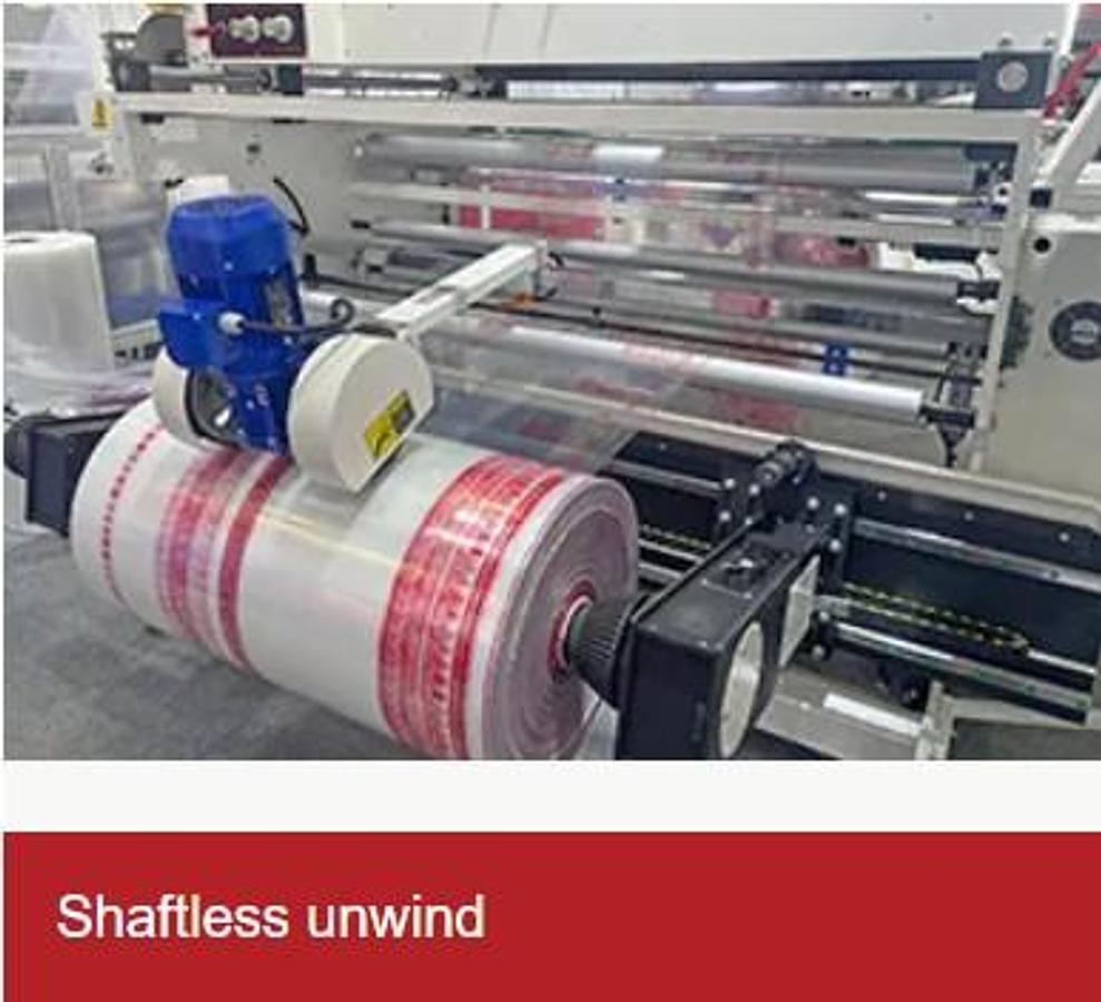 800BFS META 500pcs/min Automatic High Speed Round Bottom Side Hot Sealing Plastic Wicket Bag Making Machine