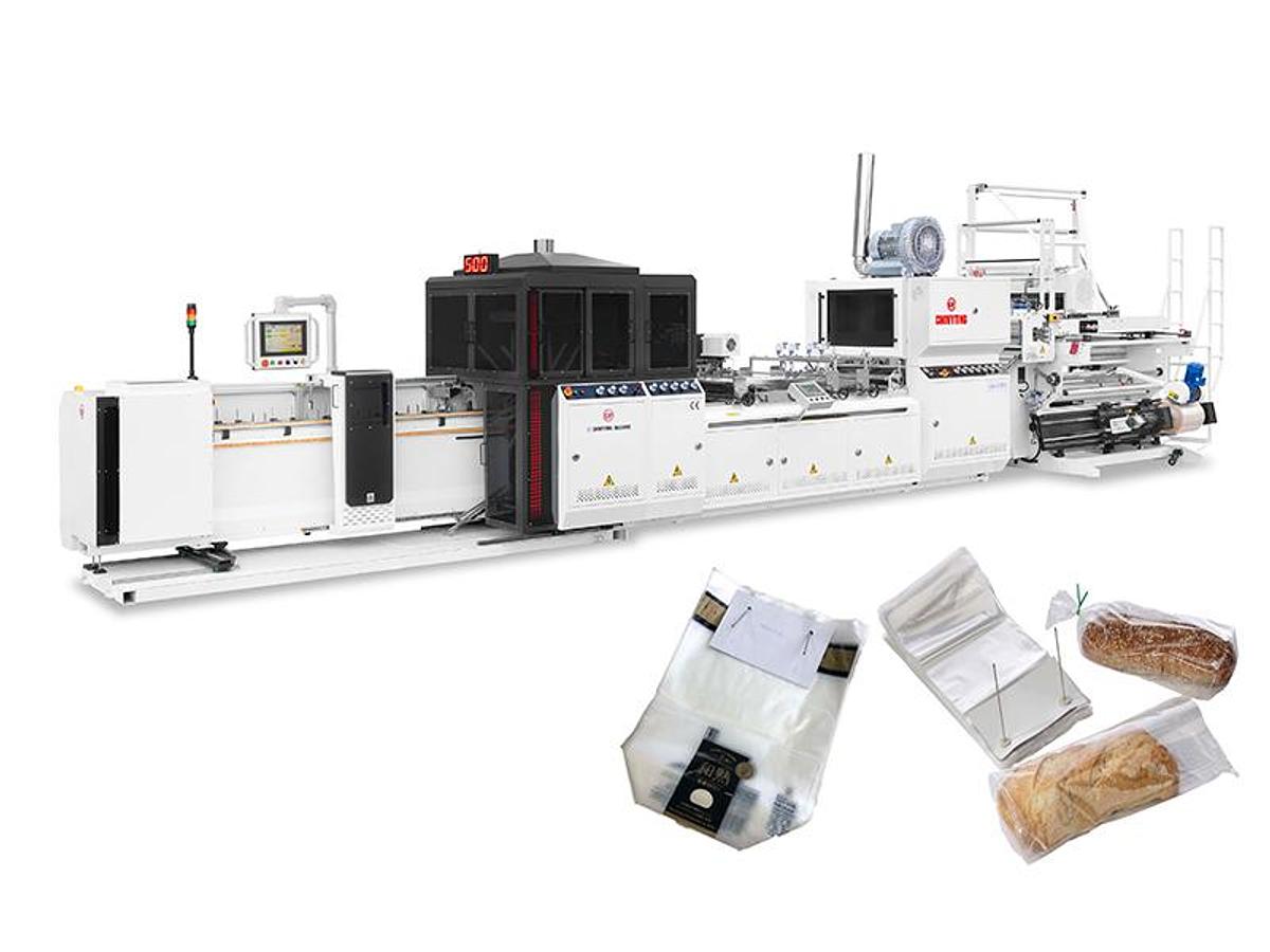 800BFS META 500pcs/min Automatic High Speed Round Bottom Side Hot Sealing Plastic Wicket Bag Making Machine