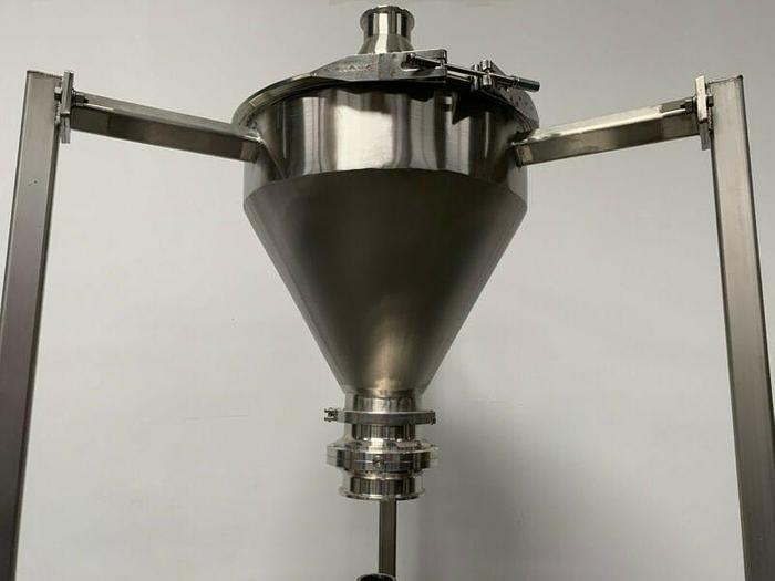 Used Kason K30-2-SS 30” Vibrating Screen Separator with Hopper & Valve 230/460V 3PH