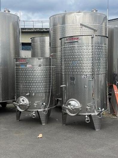 Used Used Letina 1900L /500 Gal VC Jacketed Tank