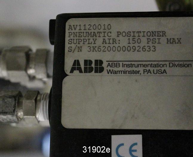 Used Neles Jamesbury A 3" Ball Control Valve #31902