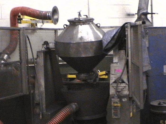 Used 3 CU. FT. PATTERSON KELLEY DOUBLE CONE BLENDER – S/S – 170# – #7735