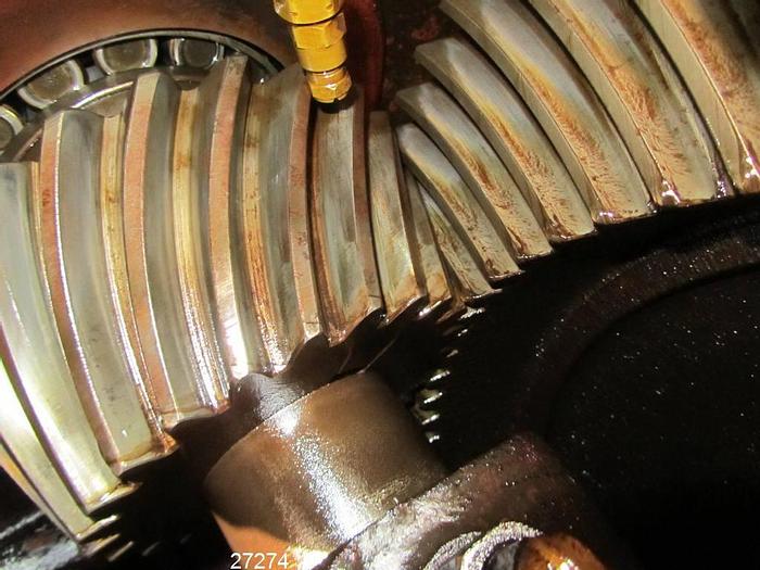 Used Beloit V350 Pulper Drive Beloit Shark V350,  From Model 3396 Pulper, 42" Rotor, And Extraction Chamber, 1" Holes On Extraction Plate #27474