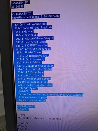 Used 2010 ABB IRB 140