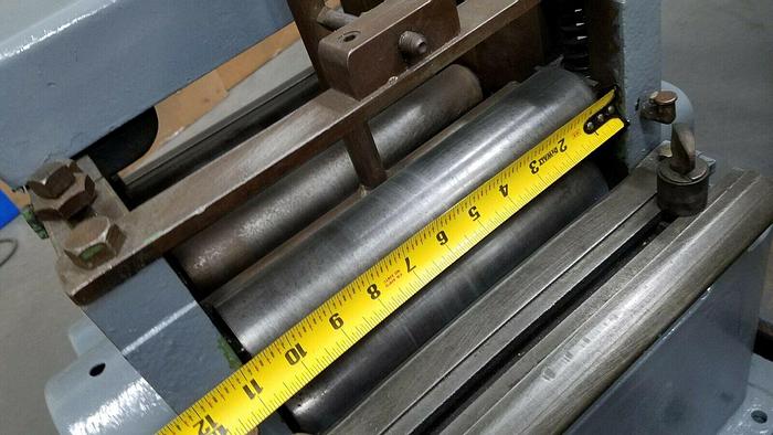 Used Littell 10" Motorized Continuous Stock Leveler Straightening Machine 110V