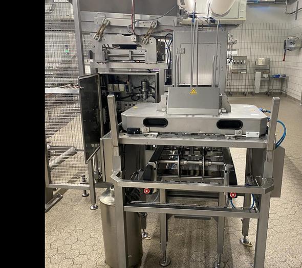 Gebraucht Schalenverarbeitungslinie für Kunststoffschalen (Feinkost), Multivac T700, Bj. 2012