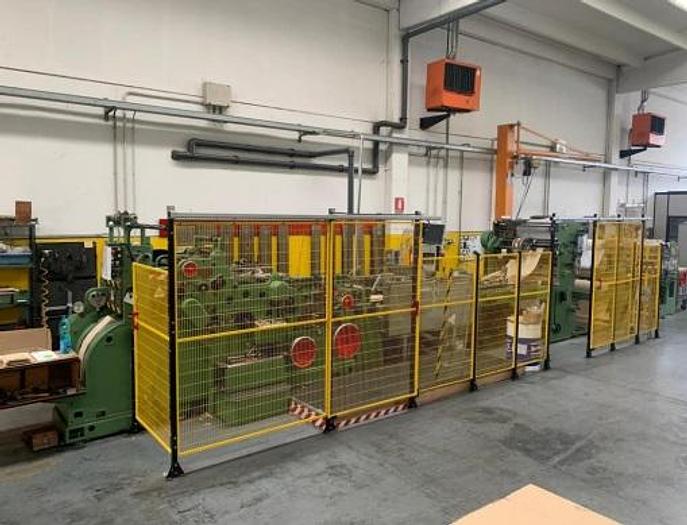 Used W&H TRIUMPH 3A with 2 col. in line flexo servo (+ system for TNT vacuum bags)