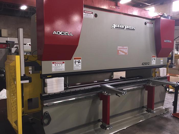 250 TON X 12', "NEW" ACCURPRESS, CNC HYDRAULIC PRESS BRAKE MODEL ACCELL 425012