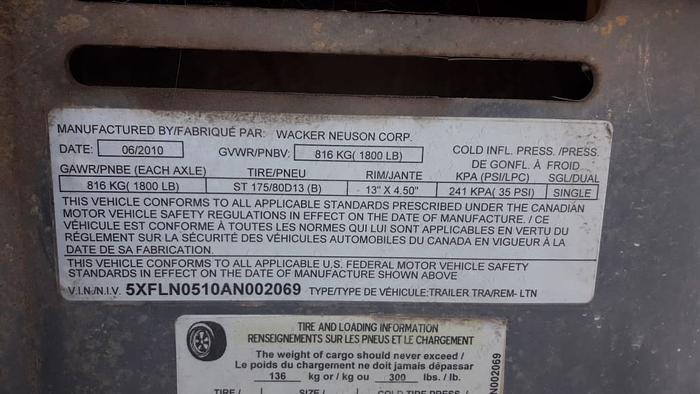 Usado 2010 WACKER NEUSON  LTN6