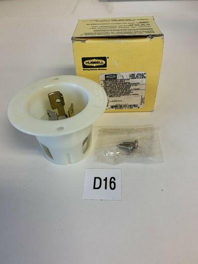 New Hubbell Receptacle, Panel Mount HBL4716C
