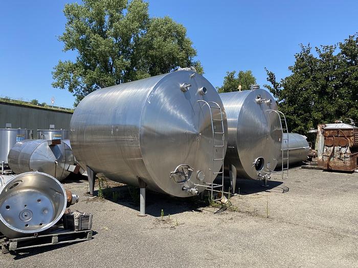 Usata Serbatoio orizzontale 19200 lt coibentato, inox
