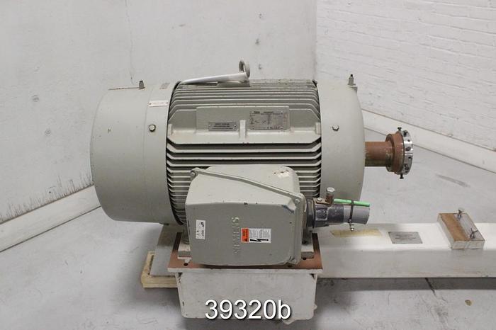 Unused Siemens 100 HP AC Motor, 1185 RPM, 460 Volts, B444T Frame #39320