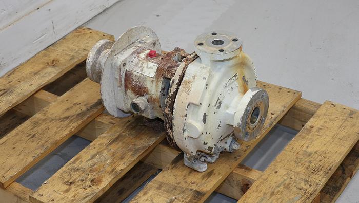 Used Goulds 3196 1x1.5x8 Pump #44449
