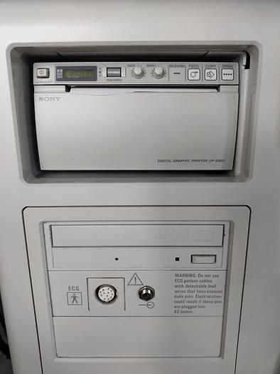 Gebraucht Philips HD7 XE Diagnostik Ultraschallsystem mit konvex Sonde, Drucker und DVD Brenner