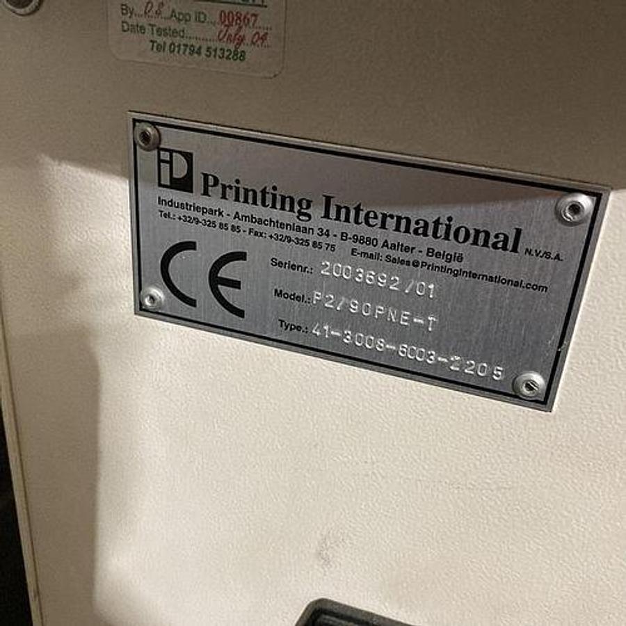 Used Printing International Saffir P290-E - Bench model