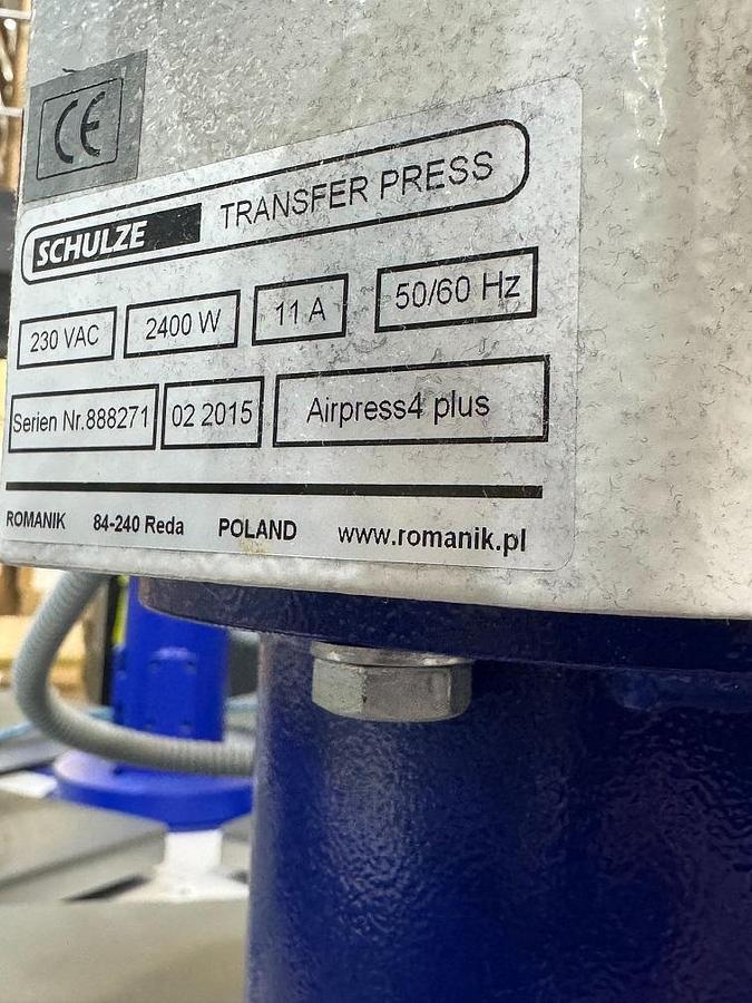 Used 2015 Romanik Schulze Air Press 4 Plus (